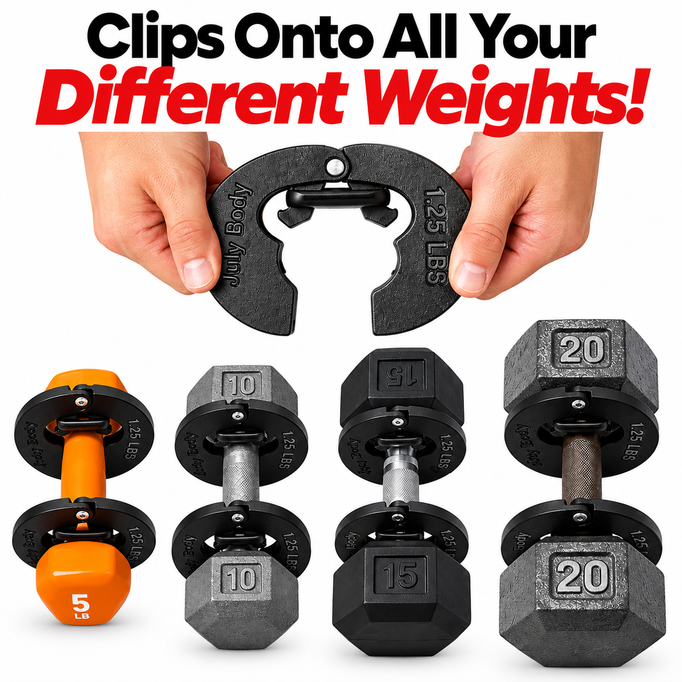 July Body 1.25 Pound Weight Clips - July Body - July Body Weight Clips